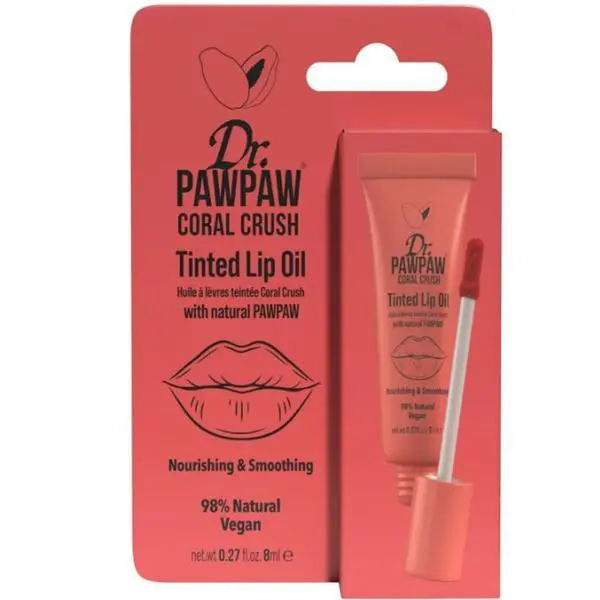 Dr Paw Paw Тонирано масло за устни Dr PawPaw Coral Crush, 8 мл