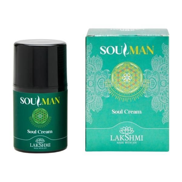 Lakshmi Тонизиращ крем с пачули за мъже - Lakshmi Soulman Soul Cream, 50 мл