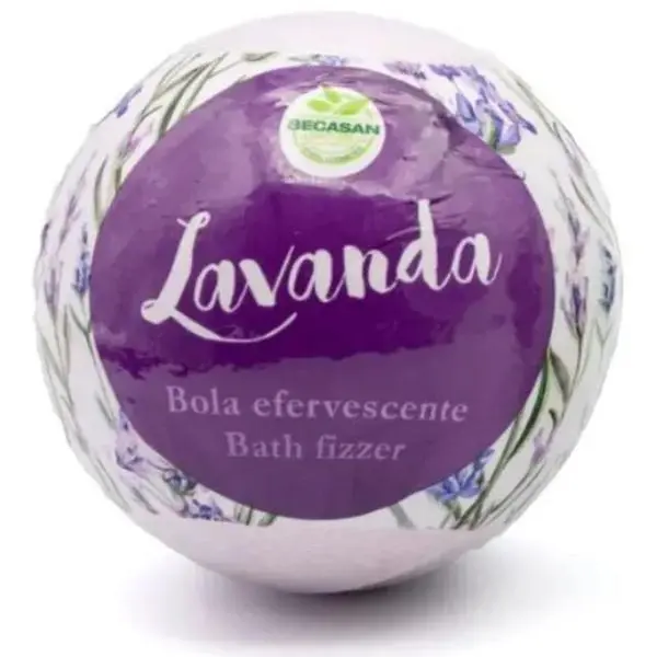Becasan Nature Топка за вана с аромат на лавандула - Becasan Nature Bath Fizzer Lavender, 150 гр