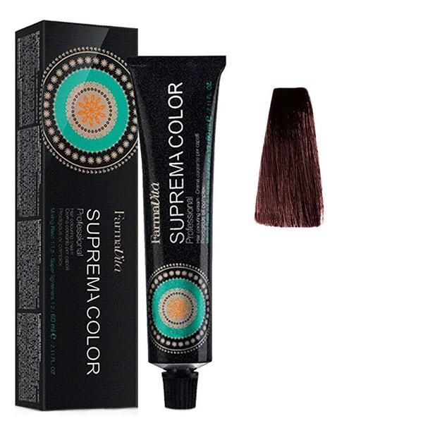 Farmavita Трайна боя - FarmaVita Suprema Color Professional, нюанс 4.5 Mahogany Brown 60 мл