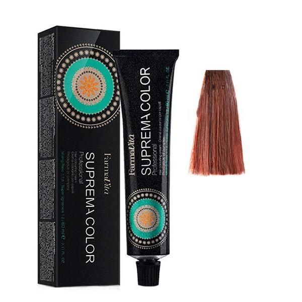 Farmavita Трайна боя - FarmaVita Suprema Color Professional, нюанс 7.45 Copper Mahogany Blonde, 60 мл