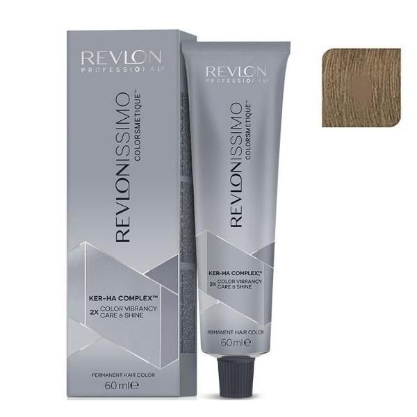 Revlon Professional Трайна боя - Revlon Professional Revlonissimo Colorsmetique Ker-Ha Complex Permanent Hair Color, нюанс 7 Средно русо, 60 мл