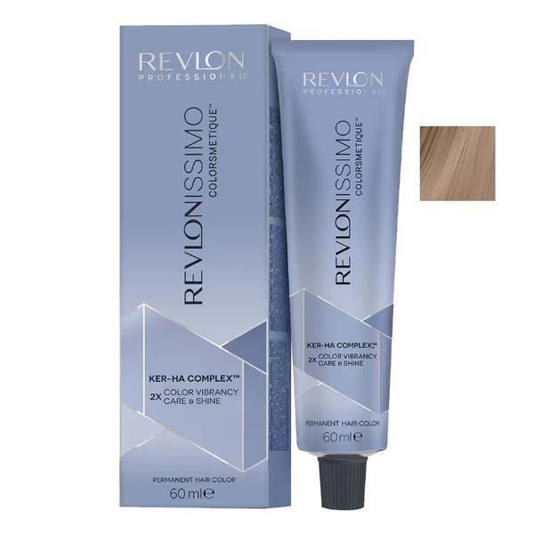 Revlon Трайна боя - Revlon Professional Revlonissimo Colorsmetique Ker-Ha Complex Permanent Hair Color, нюанс 7.12 Средно пепелно преливащо русо, 60 мл