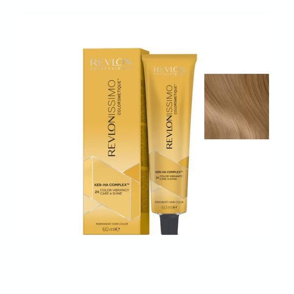 Revlon Professional Трайна боя - Revlon Professional Revlonissimo Colorsmetique Ker-Ha Complex Permanent Hair Color, нюанс 7.3 Средно златисто русо, 60 мл