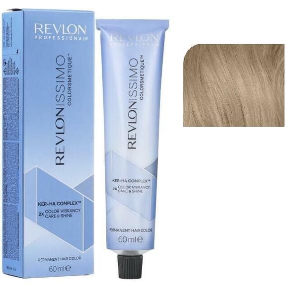 Revlon Professional Трайна боя - Revlon Professional Revlonissimo Colorsmetique Ker-Ha Complex Permanent Hair Color, нюанс 8.12 Светло пепеляво приливачество русо, 60 мл