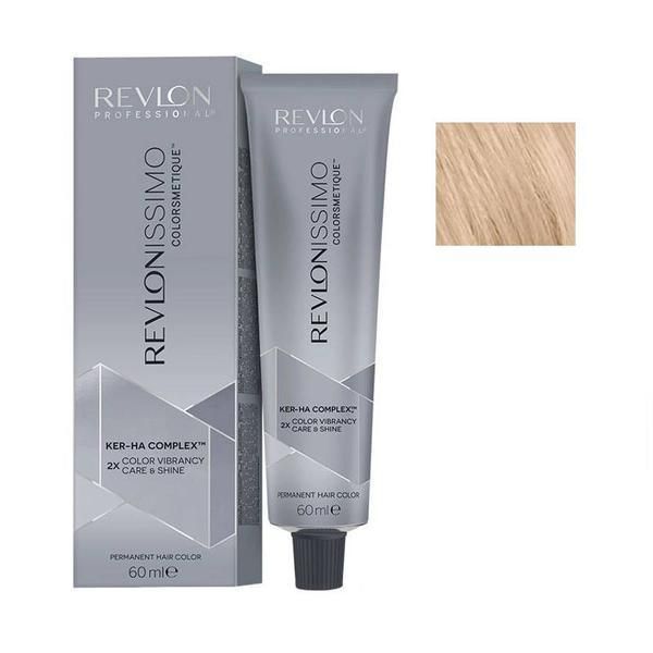 Revlon Трайна боя - Revlon Professional Revlonissimo Colorsmetique Ker-Ha Complex Permanent Hair Color, нюанс 9 Very Light Blonde, 60 мл
