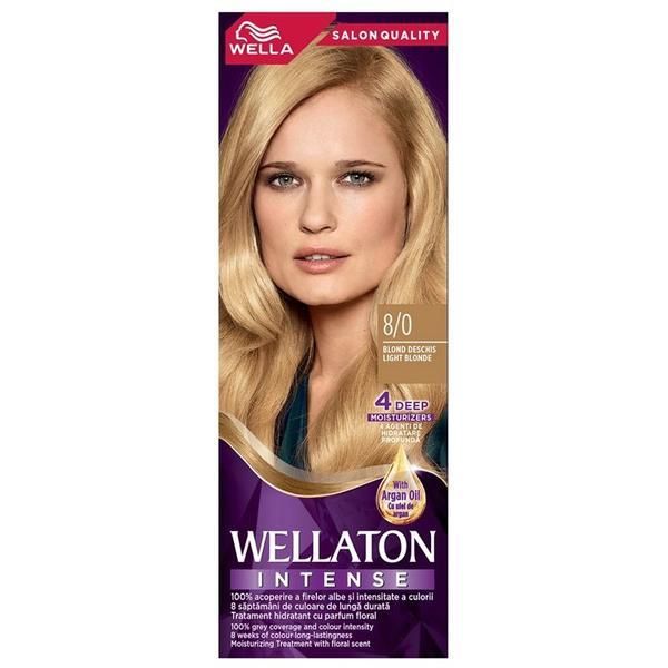 Wellaton Трайна боя - Wella Wellaton Intense Colour Cream, нюанс 8/0 Светло русо:
