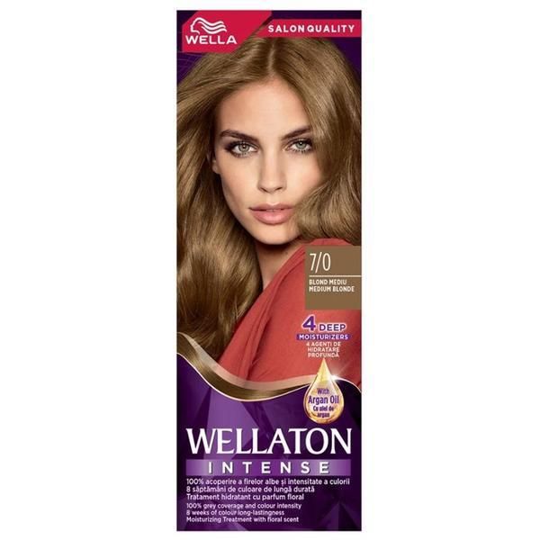 Wellaton Трайна боя - Wella Wellaton Intense, нюанс 7/0 Medium Blond, 110 мл