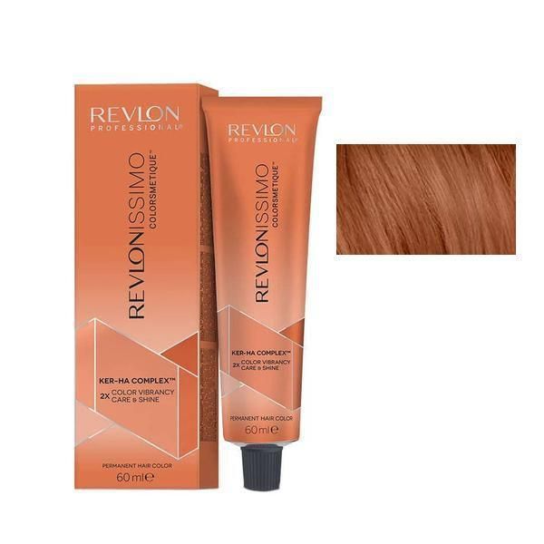 Revlon Professional Трайна боя за коса Revlon Professional Revlonissimo Colorsmetique Ker-Ha Complex, нюанс 66.40 Intense Copper, 60 мл