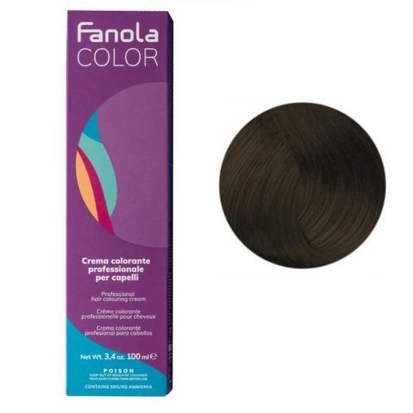 Fanola Трайна крем боя - Fanola Color Cream, нюанс 3.0 Тъмен кестен, 100мл