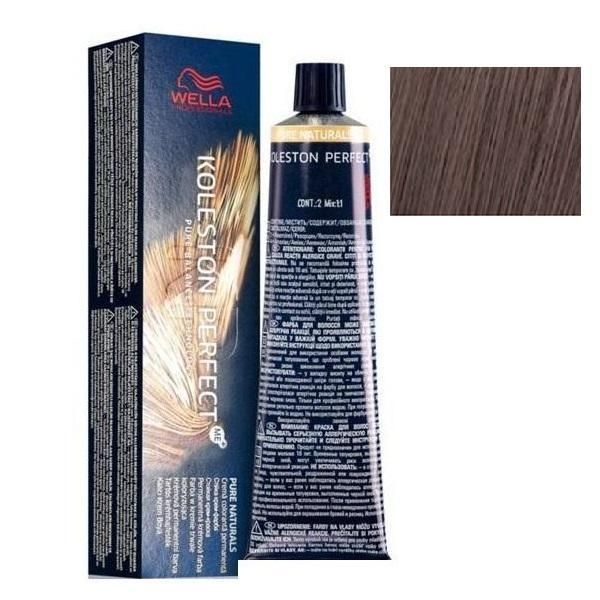 Wella Professionals Трайна крем боя - Wella Professionals Koleston Perfect ME+ Pure Naturals, нюанс 6/91 Dark Blond Ash Ash, 60 мл