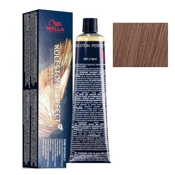 Wella Professionals Трайна крем боя - Wella Professionals Koleston Perfect ME+ Pure Naturals, нюанс 7/36 Blonde Medium Golden Violet, 60 мл