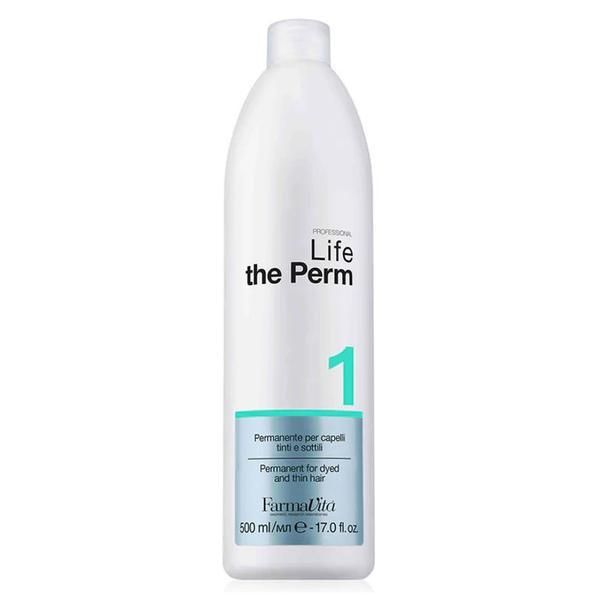 Farmavita Трайно лечение за тънка и боядисана коса - Farmavita Life the Perm Nr. 1, 500 мл