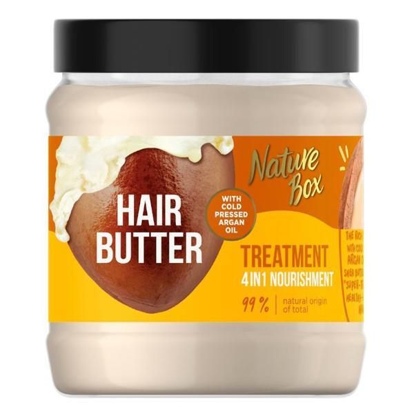 Nature Box Третиране за коса 4 в 1 с масло от арган и ший - Nature Box Treatment 4 в 1, 300 мл