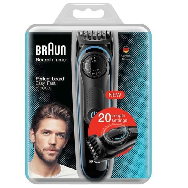 Braun Тример за брада и коса Braun BT3000, акумулаторен, черен