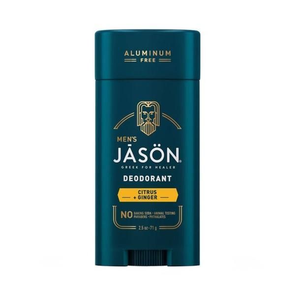 Jason Твърд дезодорант с цитрус и джинджифил - Jason Men&#039;s Deodorant Citrus &amp; Ginger, 71 гр