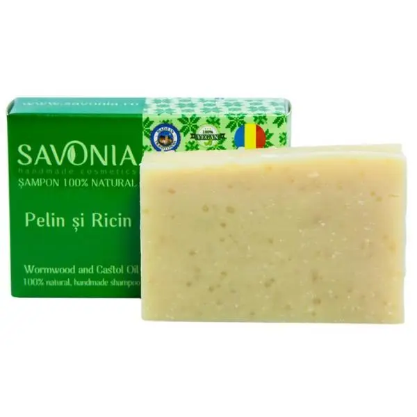 Savonia Твърд натурален шампоан с Пелин и Рицин Savonia, 90г