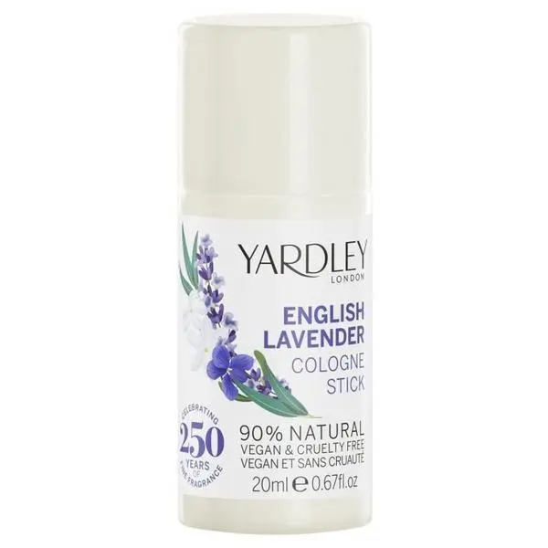 Yardley Твърд парфюм с английска лавандула - Yardley London English Lavender Cologne Stick, 20 мл