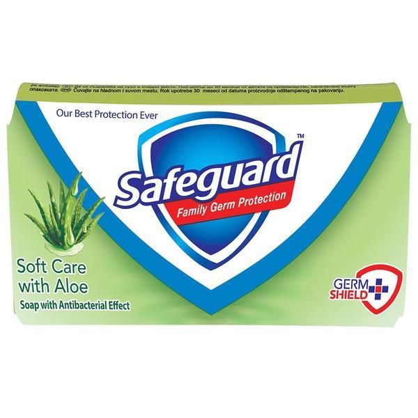 Safeguard Твърд сапун с алое Safeguard, 90 гр