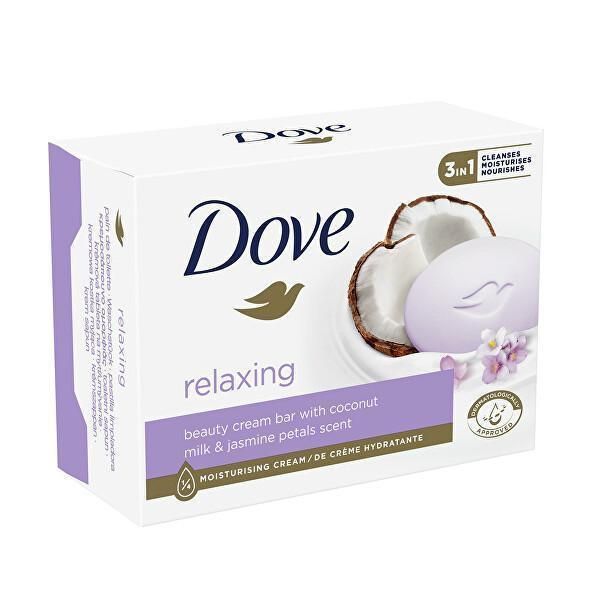 Dove Твърд сапун с кокосово мляко и жасмин - Dove Purely Pampering, 100 гр
