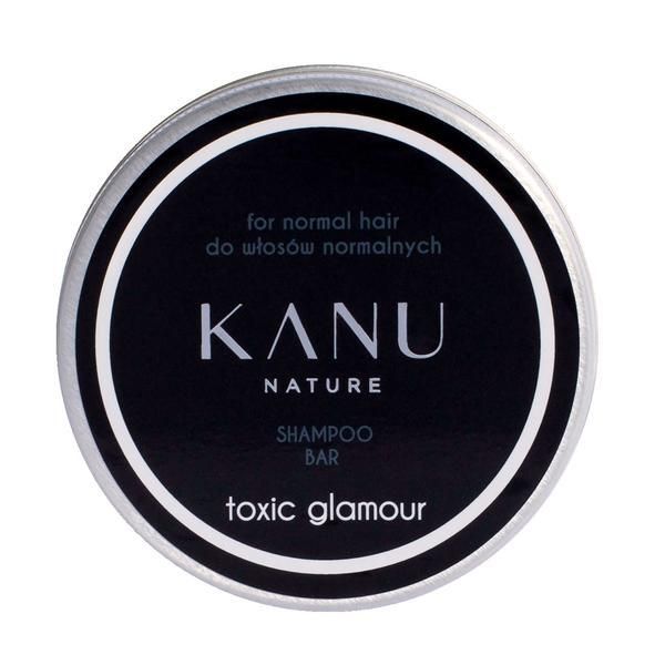 Kanu Nature Твърд, веган шампоан Toxic Glamour Solid Box в метална кутия за нормална коса - KANU Nature Shampoo Toxic Glamour, 75 гр