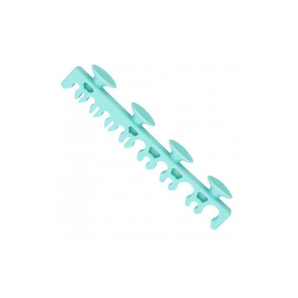 Mimo Тюркоазена силиконова подложка за сушене на четка - Mimo Makeup Brush Drying Pack Turquoise, 1 бр