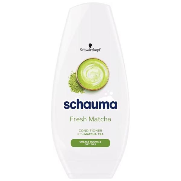 Schauma Укрепващ балсам с чай матча за мазни корени и сухи връхчета - Schwarzkopf Schauma Fresh Matcha, 250 мл