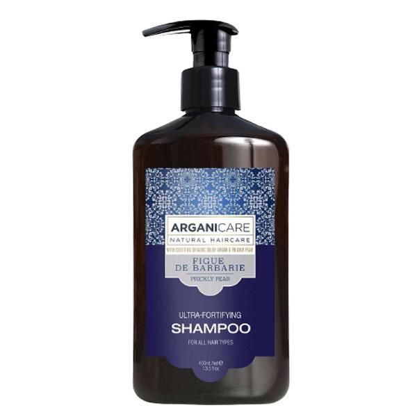 Arganicare Укрепващ и подхранващ шампоан с кактусово плодово масло за всички типове коса Arganicare, 400 мл