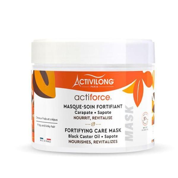 Activilong Укрепваща маска с черно рициново масло за крехка коса - Activilong Actiforce Fortifying Care Mask, 300 мл