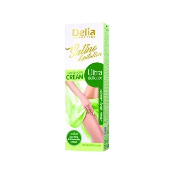 Delia Cosmetics Ултра деликатен крем за епилация за чувствителна кожа  100 мл