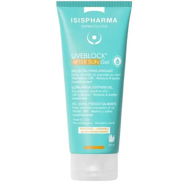 Isispharma Ултра-свеж успокояващ гел след слънце за лице и тяло - Isispharma After Sun Ultra-Fresh Soothing Gel, 200 мл
