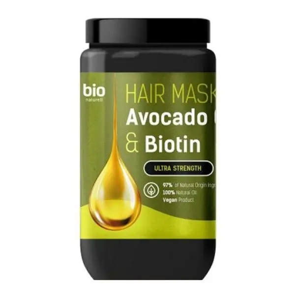 Bio Naturell Ултра-укрепваща маска с масло от авокадо и биотин - Bio Naturell, 946 мл