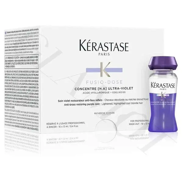 Kerastase Ултравиолетова концентрирана терапия - Kerastase Fusio - Dose Concentre [H.A] Ultra-Violet, 10x 12 мл