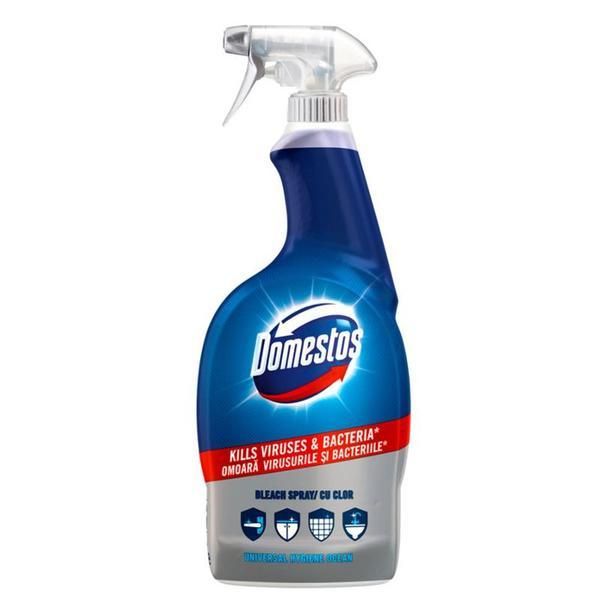 Domestos Универсален хлорен спрей - Domestos Bleach Spray, 750 мл
