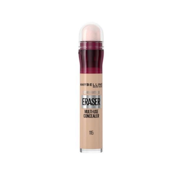 Maybelline Универсален коректор - Maybelline Instant Anti-Age Eraser Multi-Use Concealer, нюанс 115 Warm Light, 6,8 мл