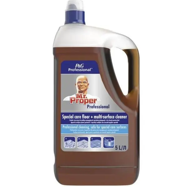 Mr. Proper Универсален препарат за деликатни повърхности - Mr. Proper Professional Special Care Floor &amp; Multi-Surface Cleaner, 5000 мл