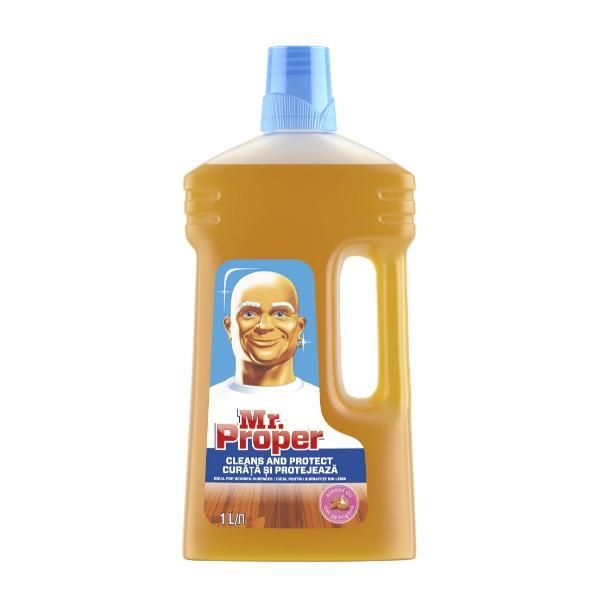 Mr. Proper Универсален препарат за дървени повърхности - Mr.Proper Wood Liquid, 1000 мл