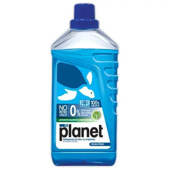 My Planet Универсален течен почистващ препарат за подове - My Planet Eco Ocean Fresh All Purpose Cleaner, 1000 мл