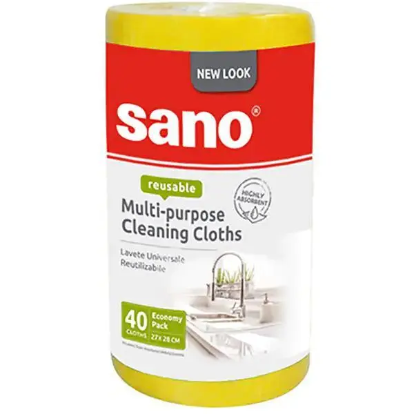 Sano Универсална ролка сухи кърпи - Многофункционални почистващи кърпи Sano, 1 бр