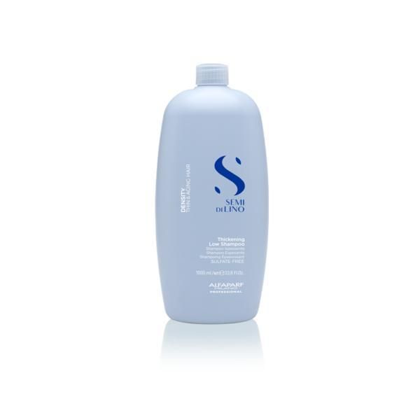 Alfaparf Milano Уплътняващ шампоан - Alfaparf Milano Semi di Lino Density Thickening Low Shampoo, 1000 мл
