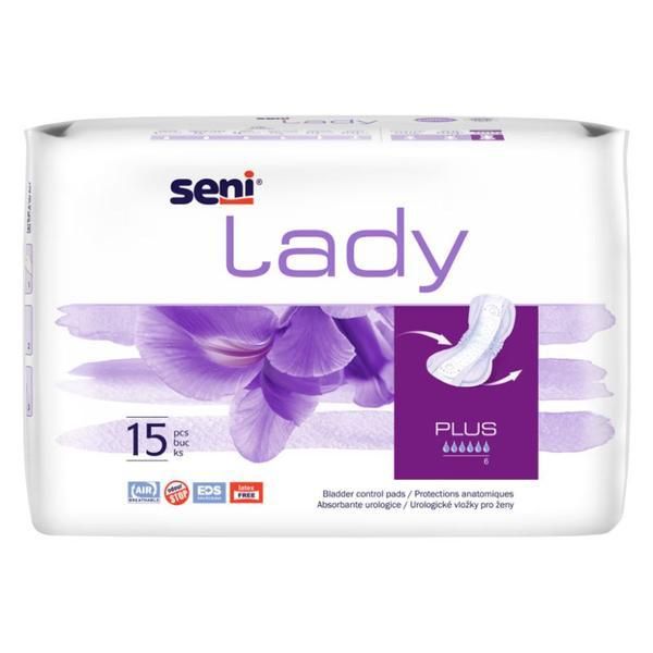 Seni Урологични абсорбенти за уринарна инконтиненция при жени - Seni Lady Slim Plus, 15 бр