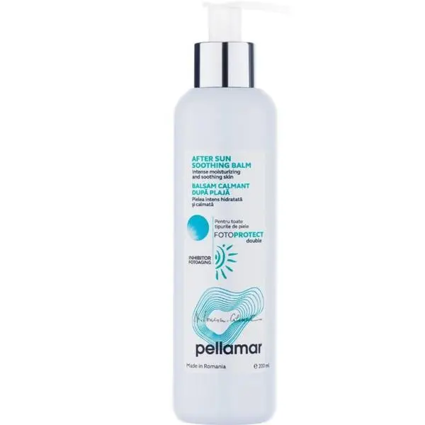 Pellamar Успокояващ балсам след слънце за всички типове кожа - Pellamar After Sun Soothing Balm Foto Protect Double, 200 мл