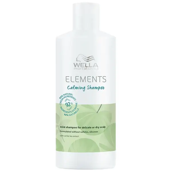 Wella Professionals Успокояващ шампоан за чувствителен скалп - Wella Professionals Elements, 500 мл