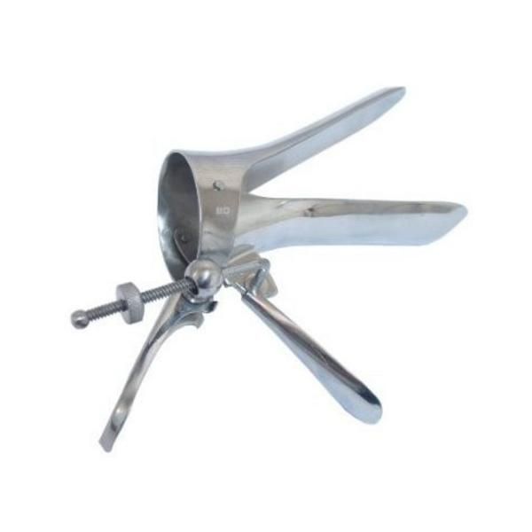 Prima Вагинален спекулум неръждаема стомана, немагнитен, с централен винт Prima, размер S