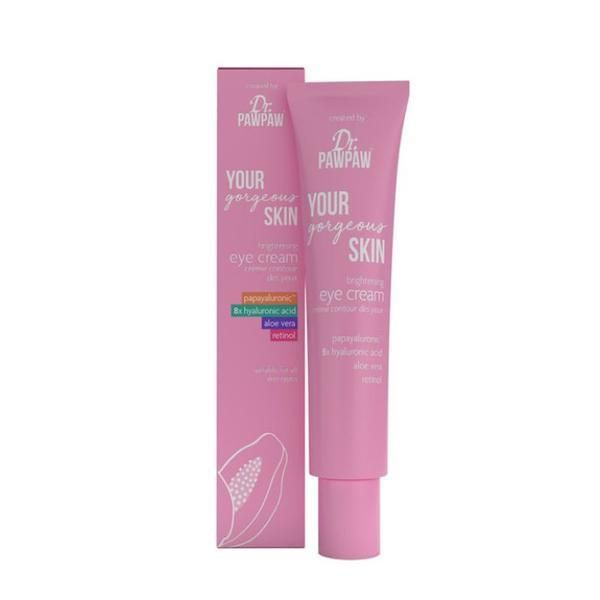 Dr Paw Paw Веган крем за околоочен контур с папаялурон, за яркост - Dr PawPaw Your Gorgeous Skin, 15 мл