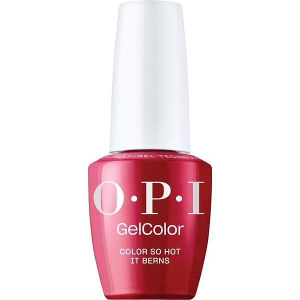 OPI Веган полупостоянен лак за нокти без хема - OPI Gel Color, Color So Hot it Berns нюанс, 15 мл