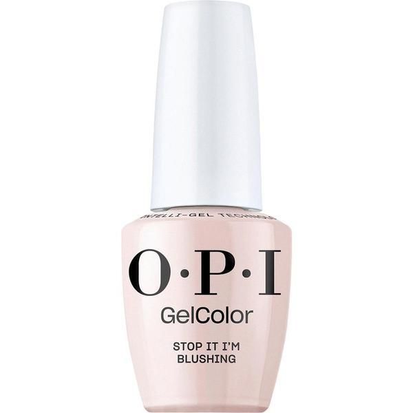 OPI Веган полутраен лак за нокти без хема - OPI Gel Color, Stop It I&#039;m Blushing нюанс, 15 мл