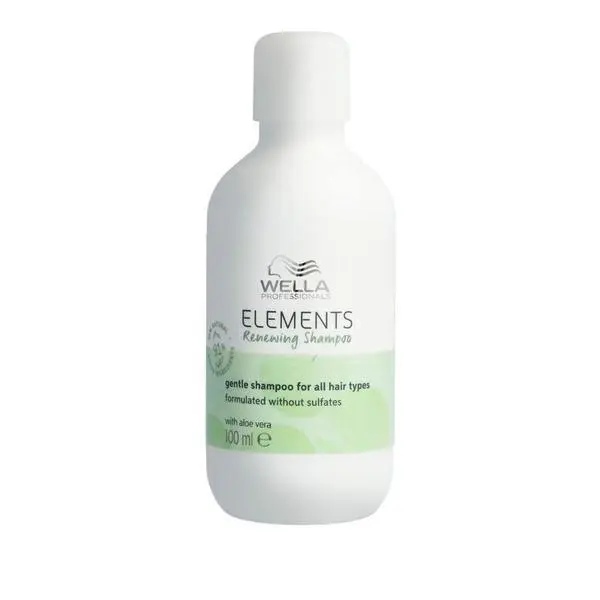 Wella Professionals Веган шампоан за всички типове коса - Wella Professionals Elements Renewing Shampoo Travel Size, 100 мл