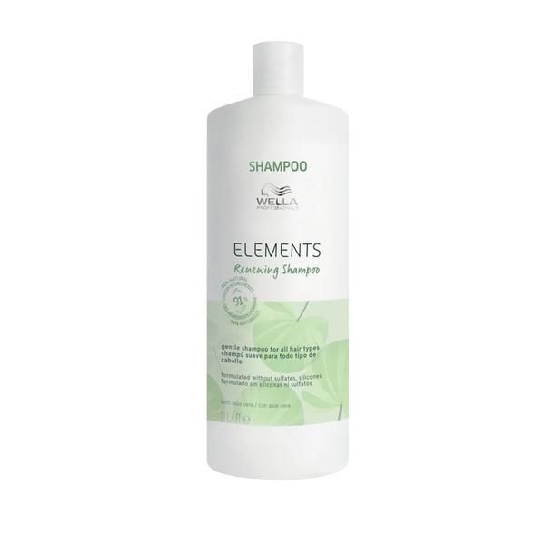Wella Professionals Веган шампоан за всички типове коса - Wella Professionals Elements Renewing Shampoo, версия 2023, 1000 мл