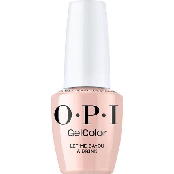 OPI Вегански полупостоянен лак за нокти без хема - OPI Gel Color, нюанс Let Me Bayou a Drink, 15 мл